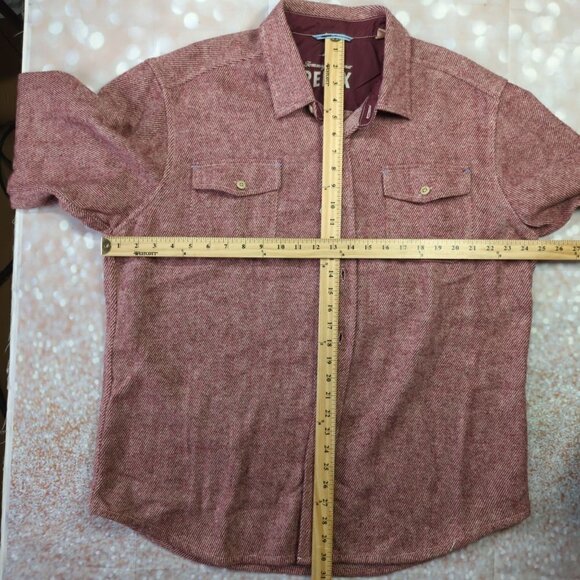 Tommy Bahama Utili-Twill Flannel Button Down Shirt, Men's XL - Picture 6 of 10